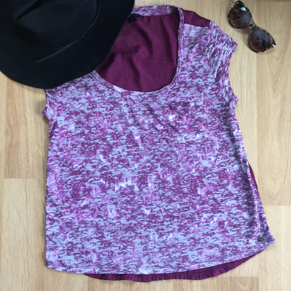 GUESS | Satin Scoop Neck Top